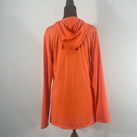 The American Outdoors Men Women’s Orange,cooling,hoodie,Long Sleeve,Top Large - Picture 5 of 10